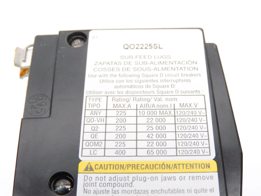 SQUARE D QO2225SL 120/240V 225A NSMP