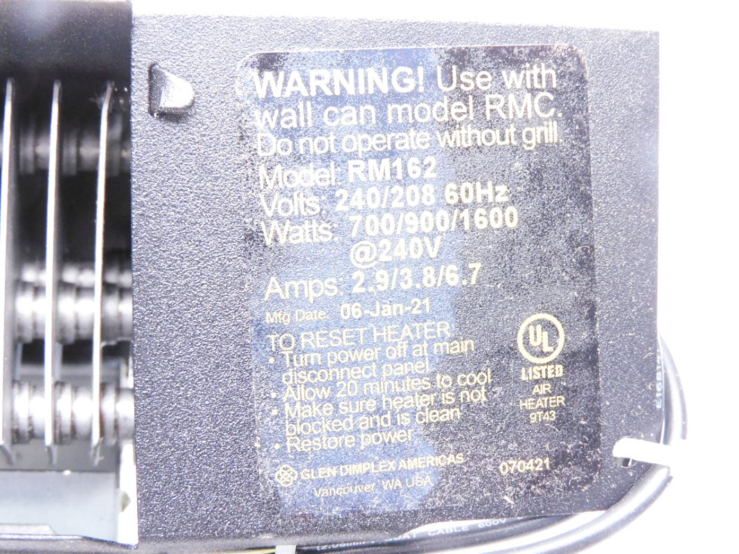 CADEHEAT RM162 240/208V 6.7A NSMP