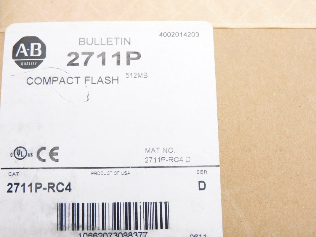 ALLEN BRADLEY 2711P-RC4 SER. D NSFS
