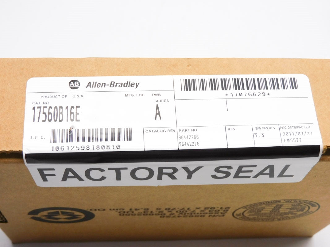 ALLEN BRADLEY 1756-OB16E SER. A F/W 3.3 DATE: 2011 NSFS
