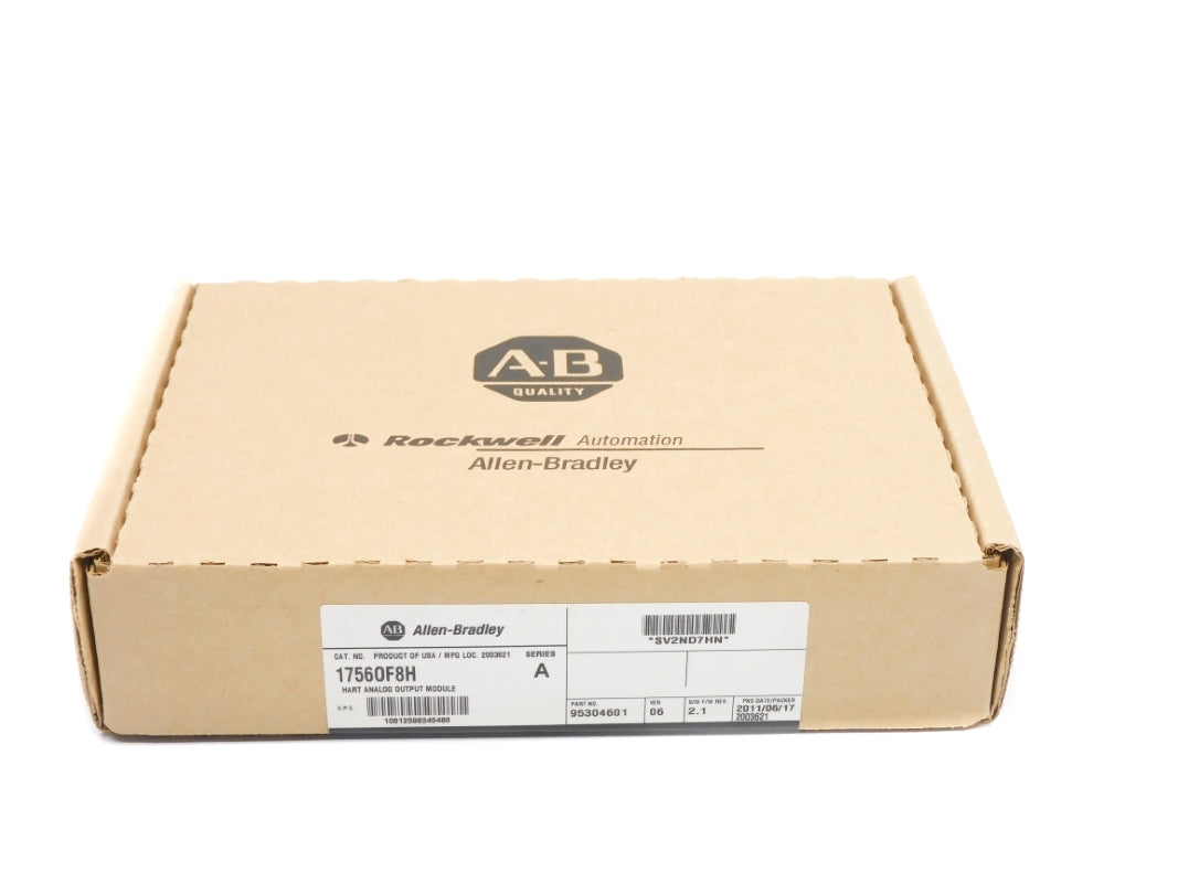 ALLEN BRADLEY 1756-OF8H SER. A F/W 2.1 DATE: 2011 NSFS