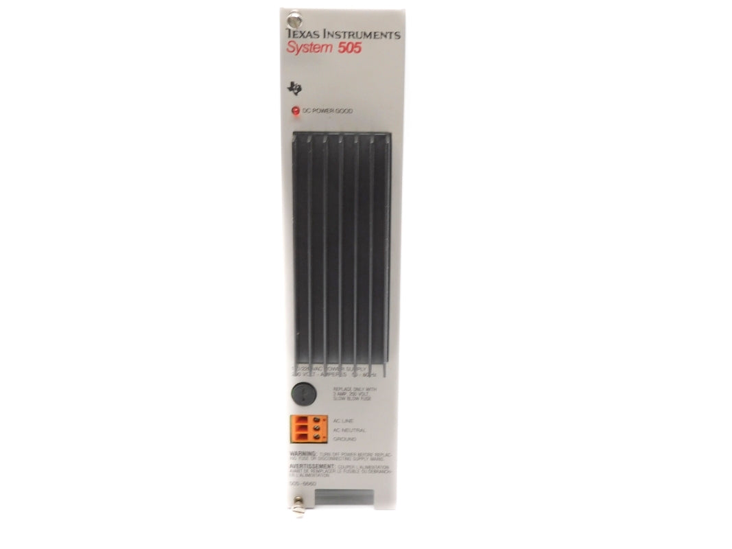 TEXAS INSTRUMENTS 505-6660 110/220VAC 3A UNMP