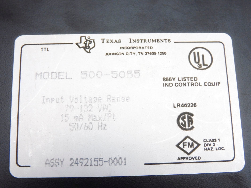 TEXAS INSTRUMENTS 500-5055 79-132VAC UNMP