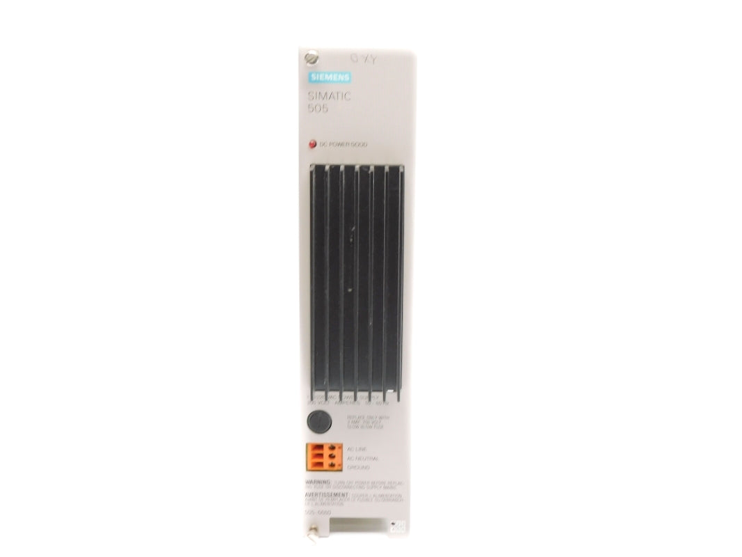 SIEMENS 505-6660 110/220VAC 3A NUPI