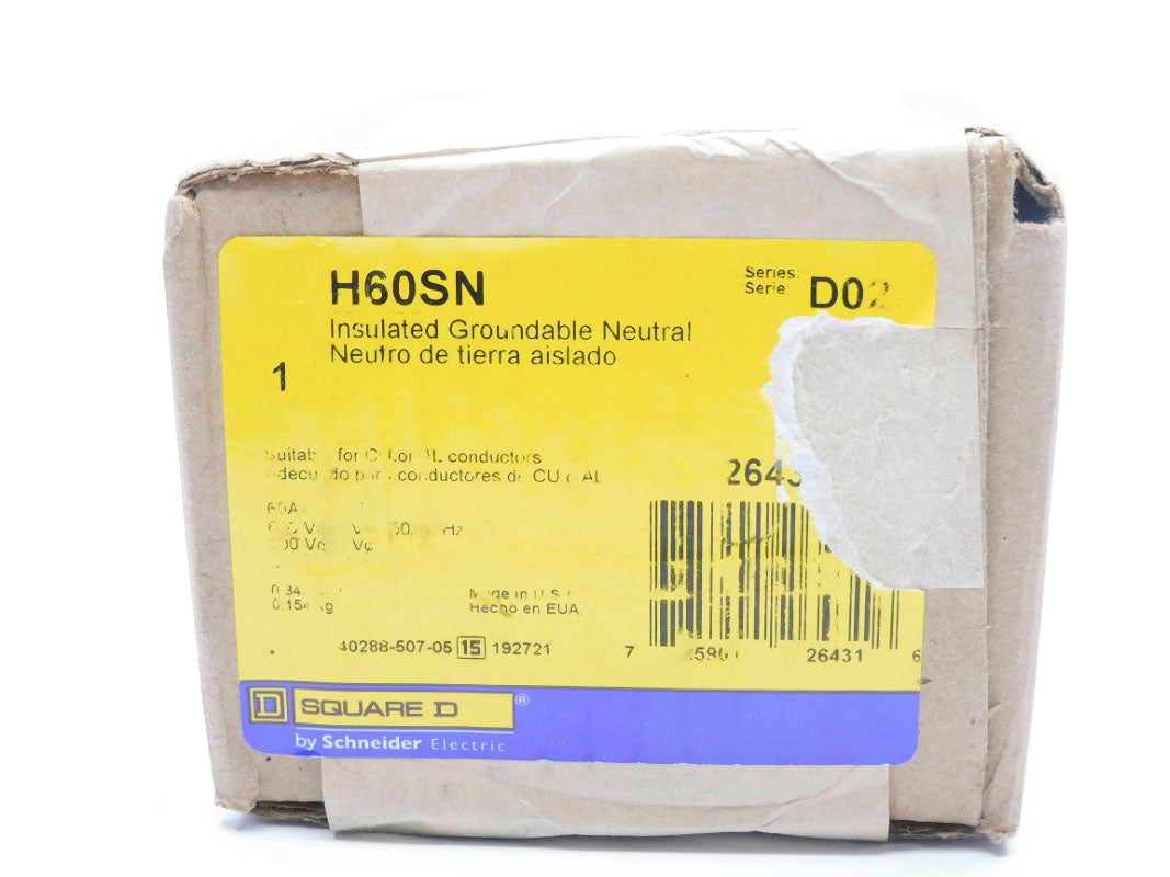 SQUARE D H60SN SER. D02 NSFS
