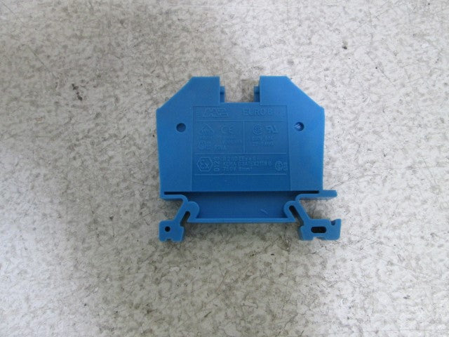 LOT OF 24 DINNECTORS TERMINAL BLOCK BLUE DN-T8B *NEW IN BOX*