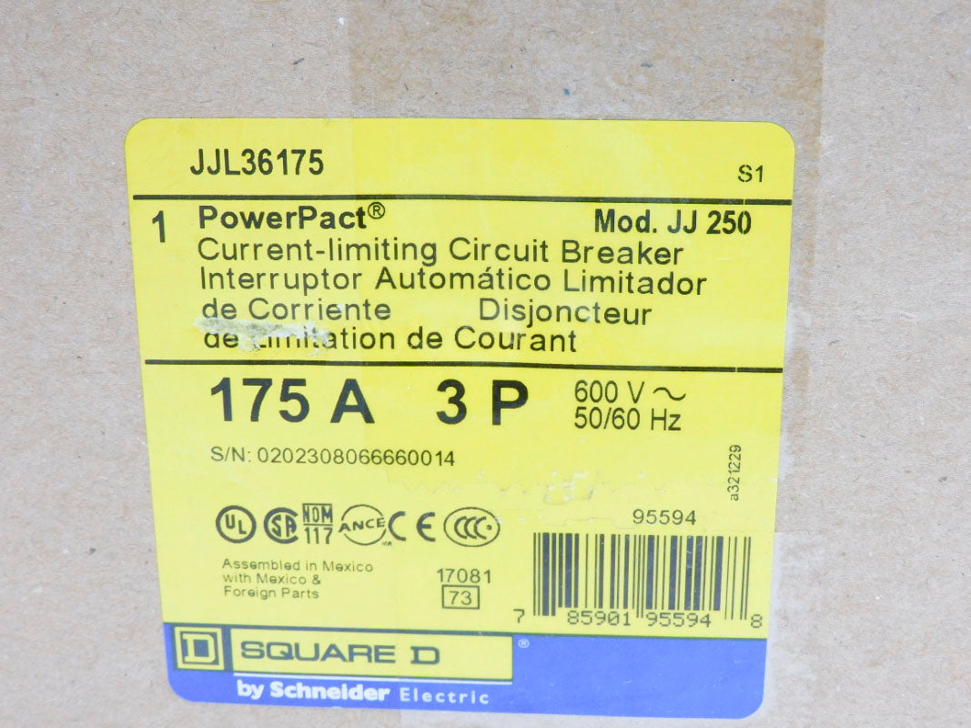 SQUARE D JJL36175 600V 175A NSMP