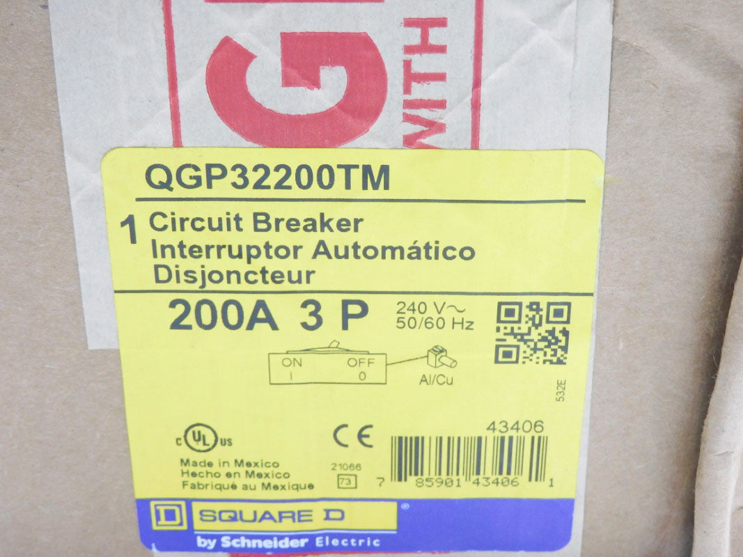 SQUARE D QGP32200TM 240V 200A NSMP