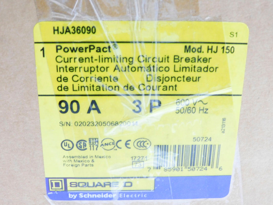 SQUARE D HJA36090 600V 90A NSMP
