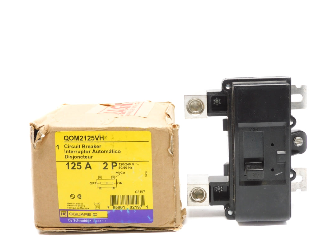 SQUARE D QOM2125VH 125A 120/240V (AS PICTURED) NSMP