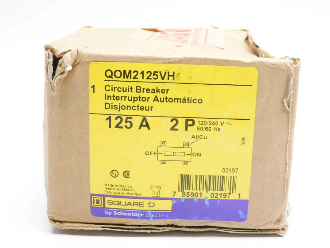 SQUARE D QOM2125VH 125A 120/240V (AS PICTURED) NSMP