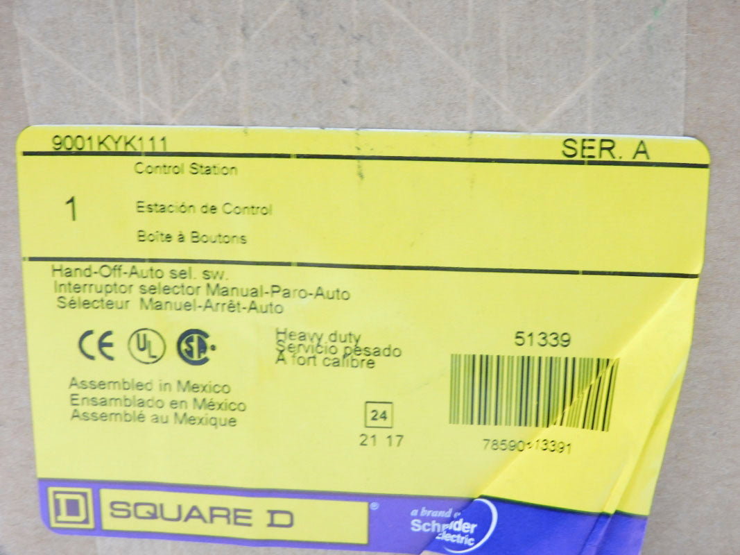 SQUARE D 9001KYK111 SER. A NSFS