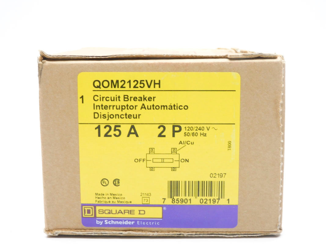 SQUARE D QOM2125VH 120/240V 125A  NSFS