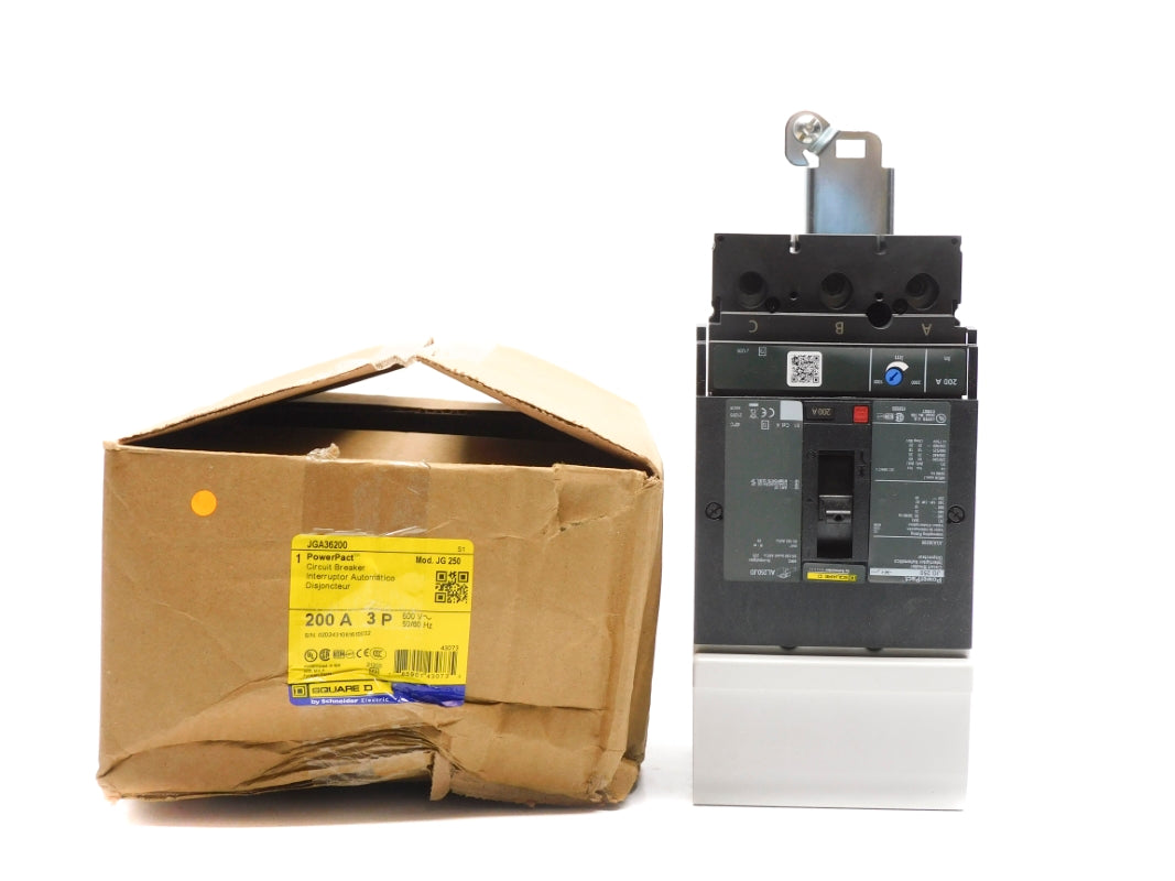 SQUARE D JGA36200 200A 600V (AS PICTURED) NSMP