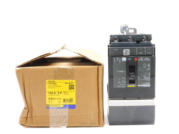 SQUARE D HGA36100 600V 100A NSMP