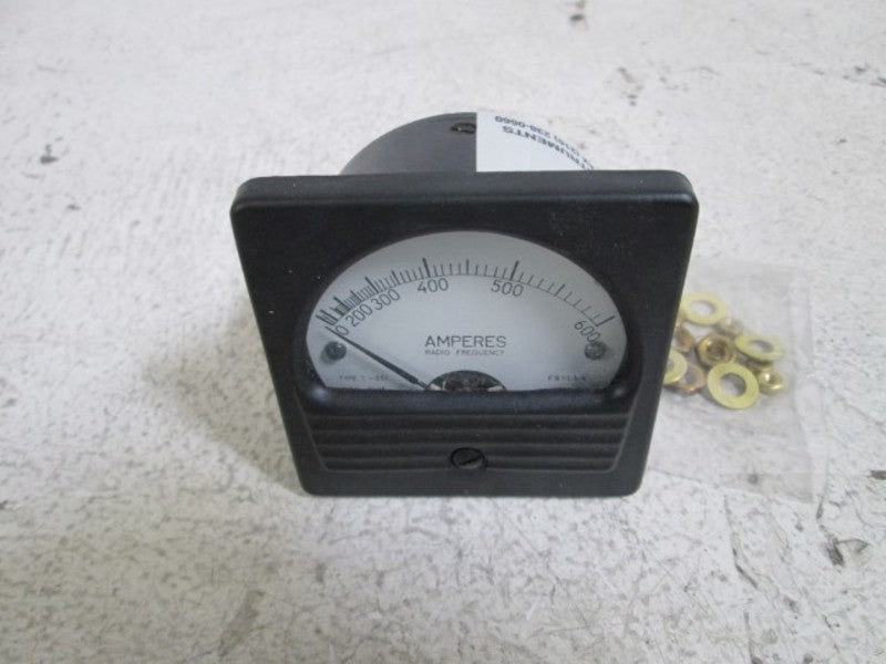 WESCHLER INSTRUMENTS 0-600 AMPS PANEL METER 409C549A10 *NEW IN BOX*