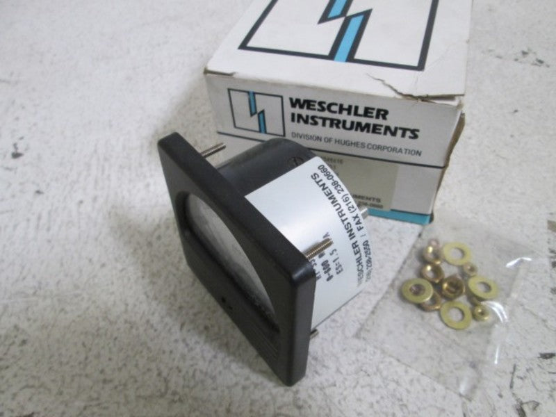 WESCHLER INSTRUMENTS 0-600 AMPS PANEL METER 409C549A10 *NEW IN BOX*