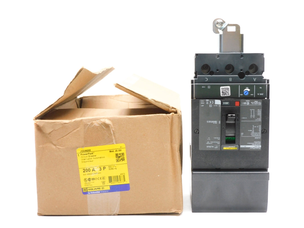 SQUARE D JGA36200 600V 200A NSMP