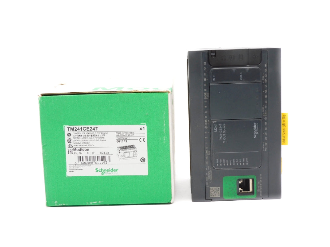 SCHNEIDER ELECTRIC TM241CE24T 24VDC 1.7A NSMP