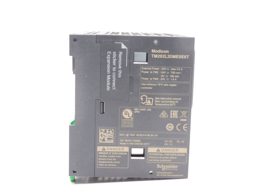 SCHNEIDER ELECTRIC TM262L20MESE8T 24V 3.5A NSMP