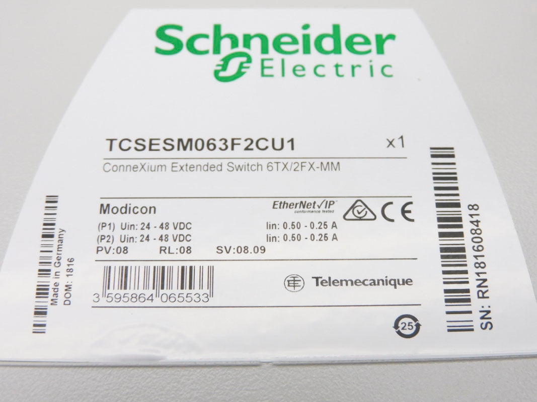SCHNEIDER ELECTRIC TCSESM063F2CU1 24-48VDC 0.50/.25A NSMP