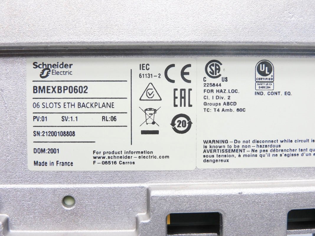 SCHNEIDER ELECTRIC BMEXBP0602 NSMP