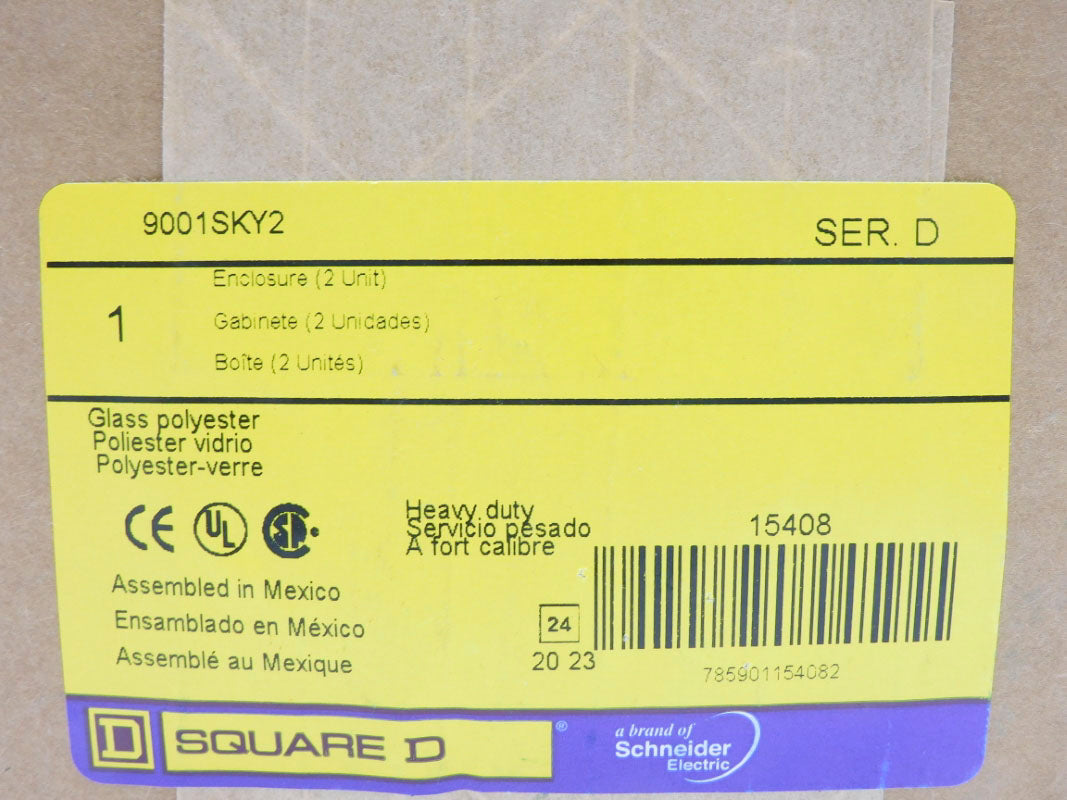 SQUARE D 9001SKY2 SER. D NSFS