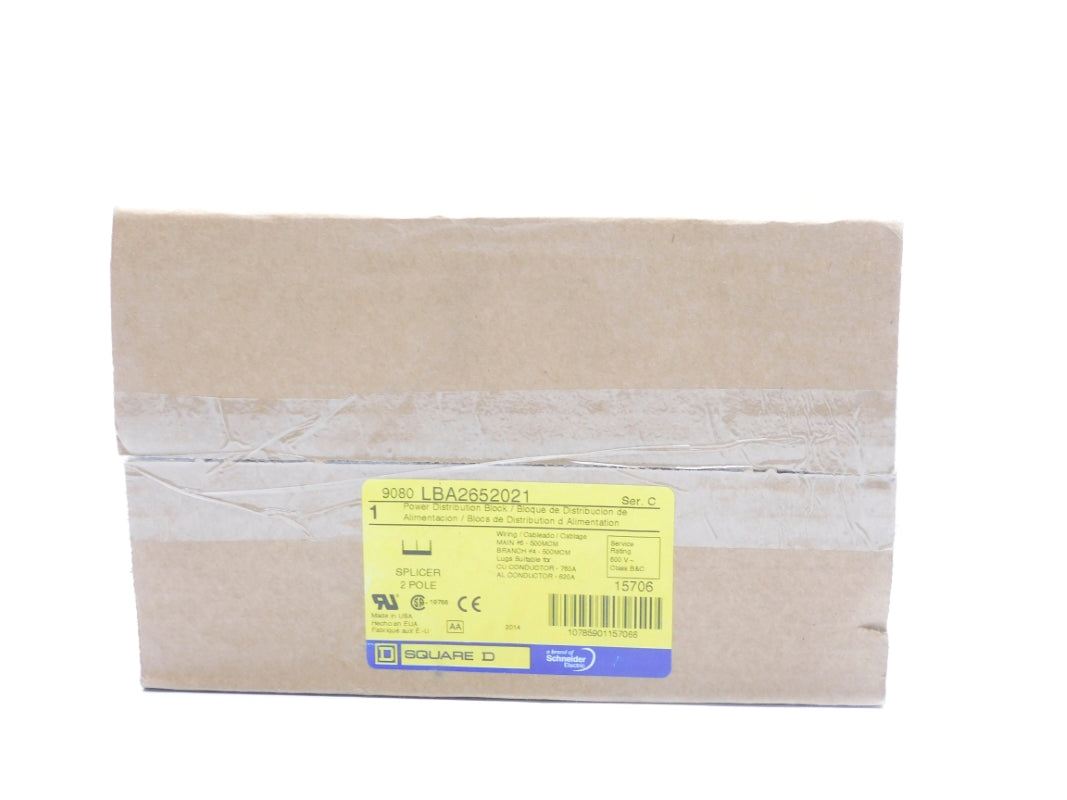 SQUARE D 9080LBA2652021 SER. C 600V 760A NSFS