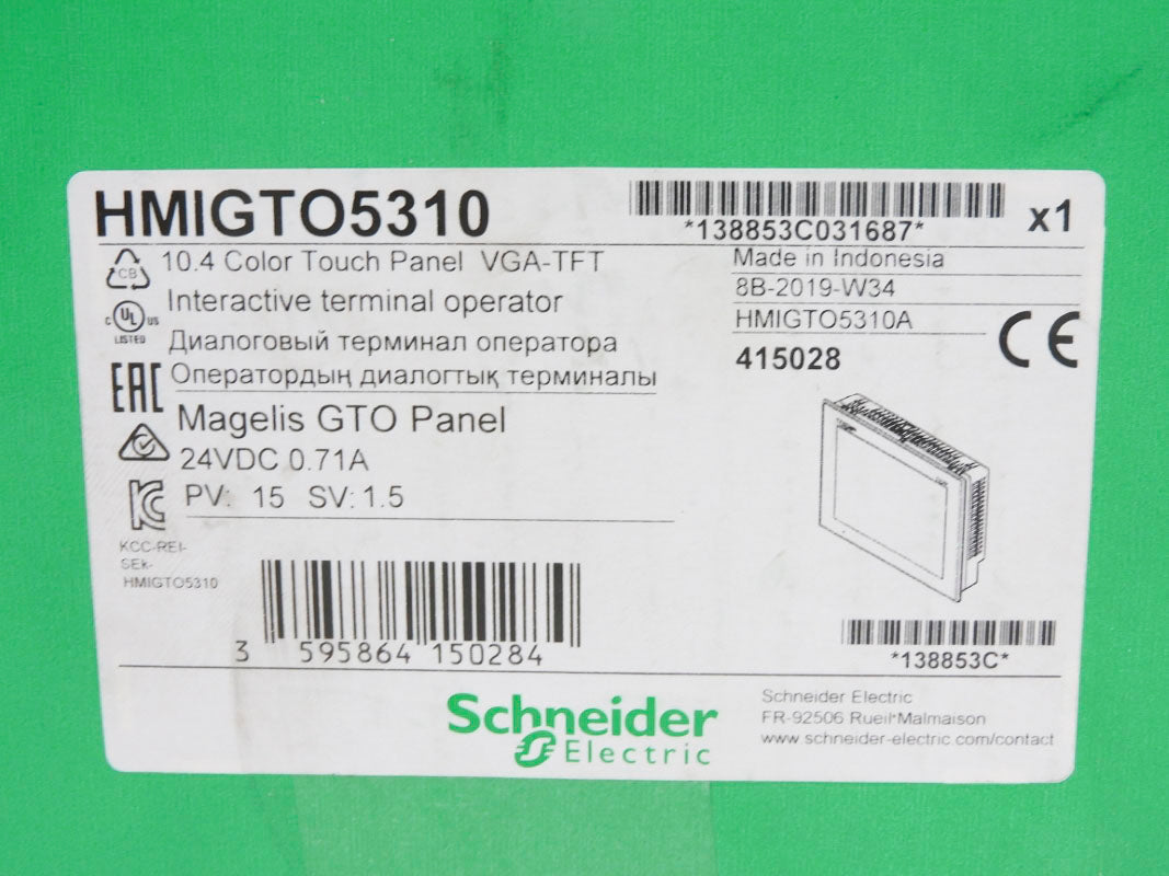 SCHNEIDER ELECTRIC HMIGTO5310 24VDC 0.71A NSMP