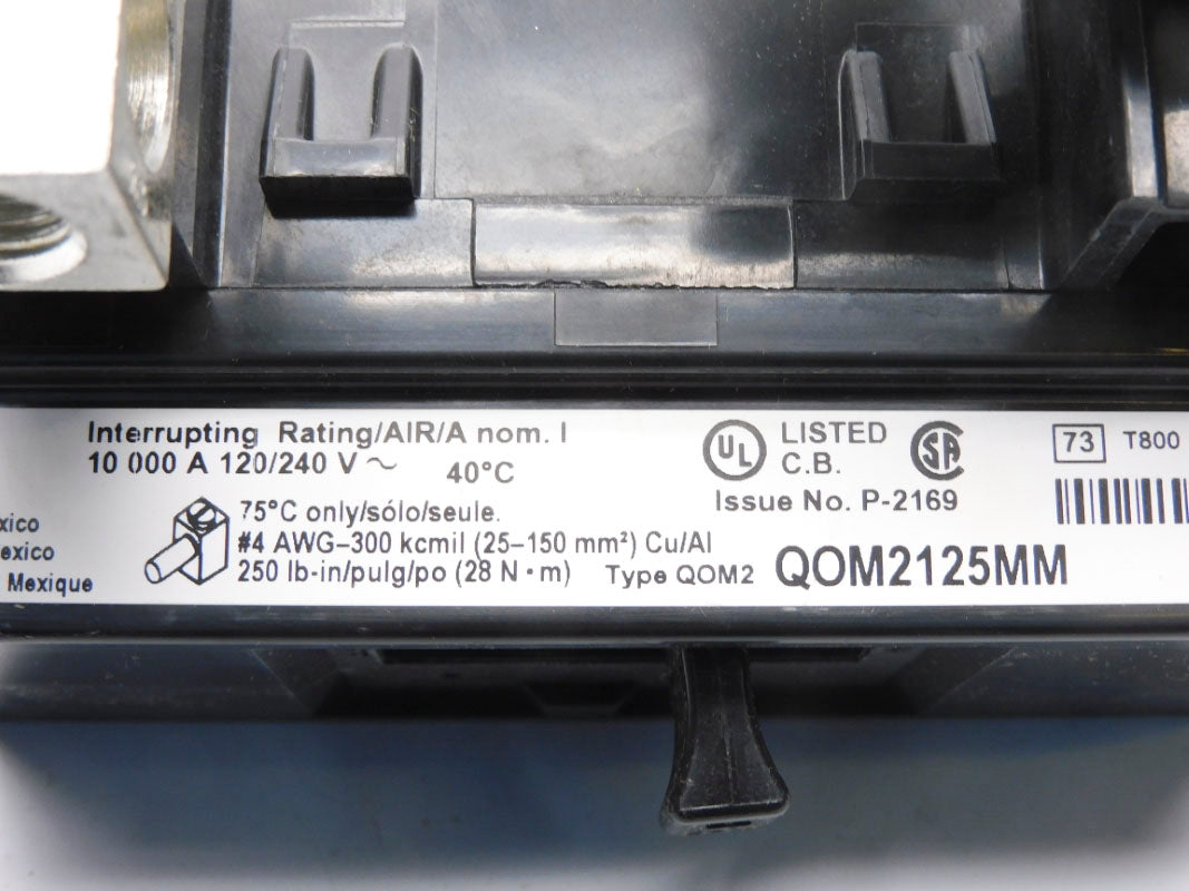 SQUARE D QOM2125MM 120/240V 125A NSMP