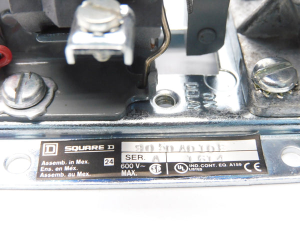 SQUARE D 9050AO10EV02 SER. A 120V NSMP