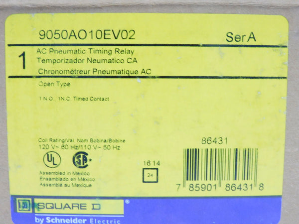 SQUARE D 9050AO10EV02 SER. A 120V NSMP