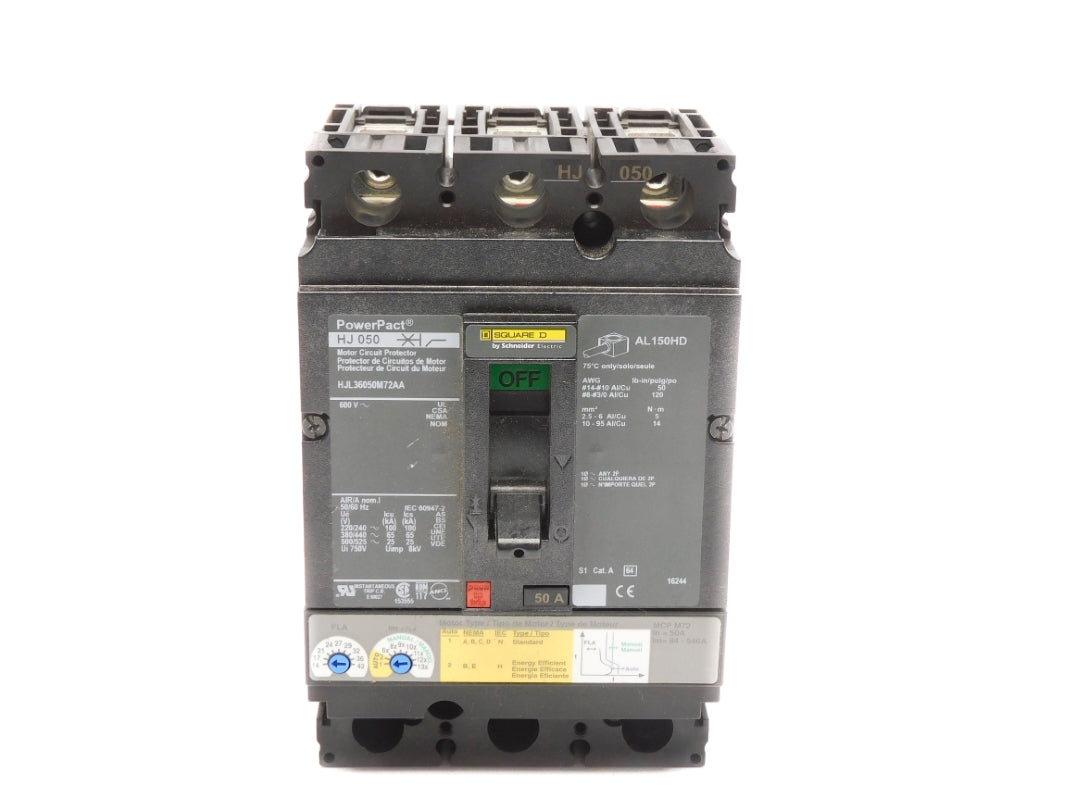 SQUARE D HJL36050M72AA 600V 50A NSNP