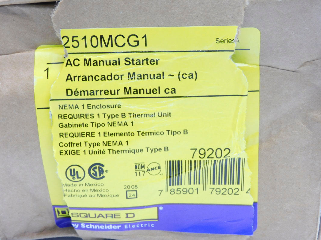 SQUARE D 2510MCG1 SER. A 230V NSMP