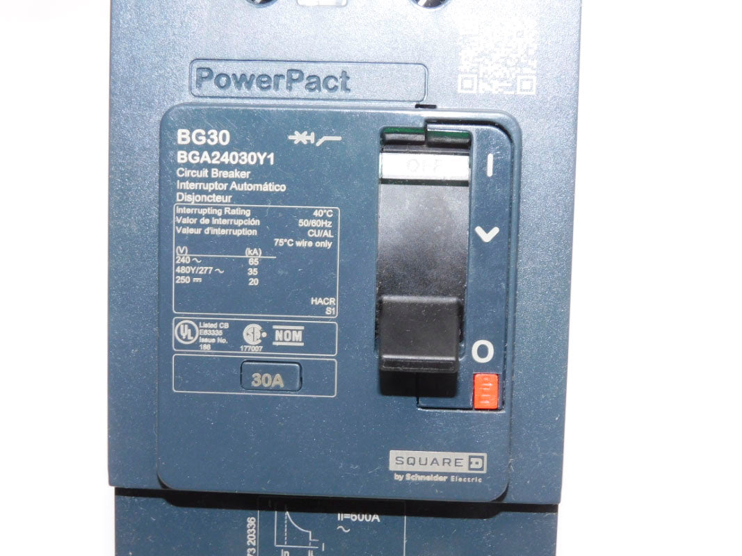 SQUARE D BGA24030Y1 30A 480/277V NUPI
