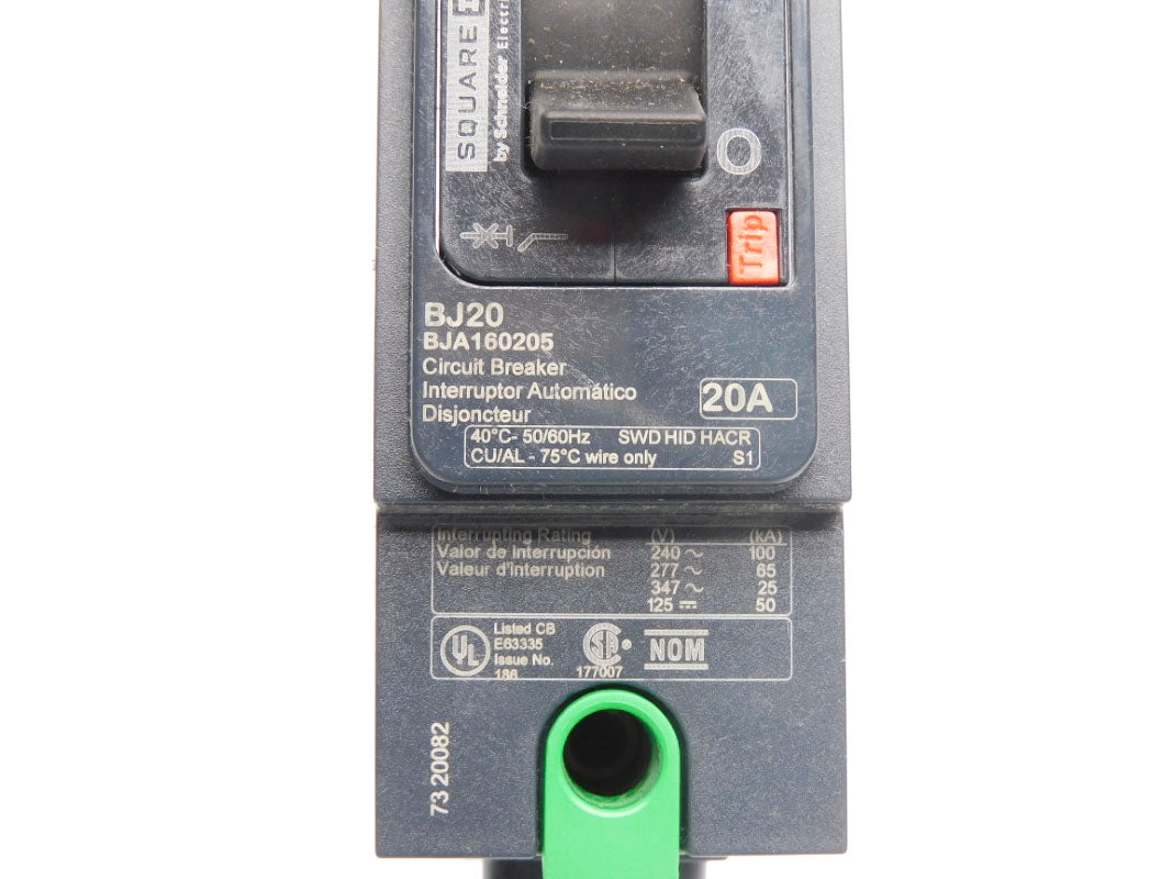SQUARE D BJA160205 20A 277V NUPI