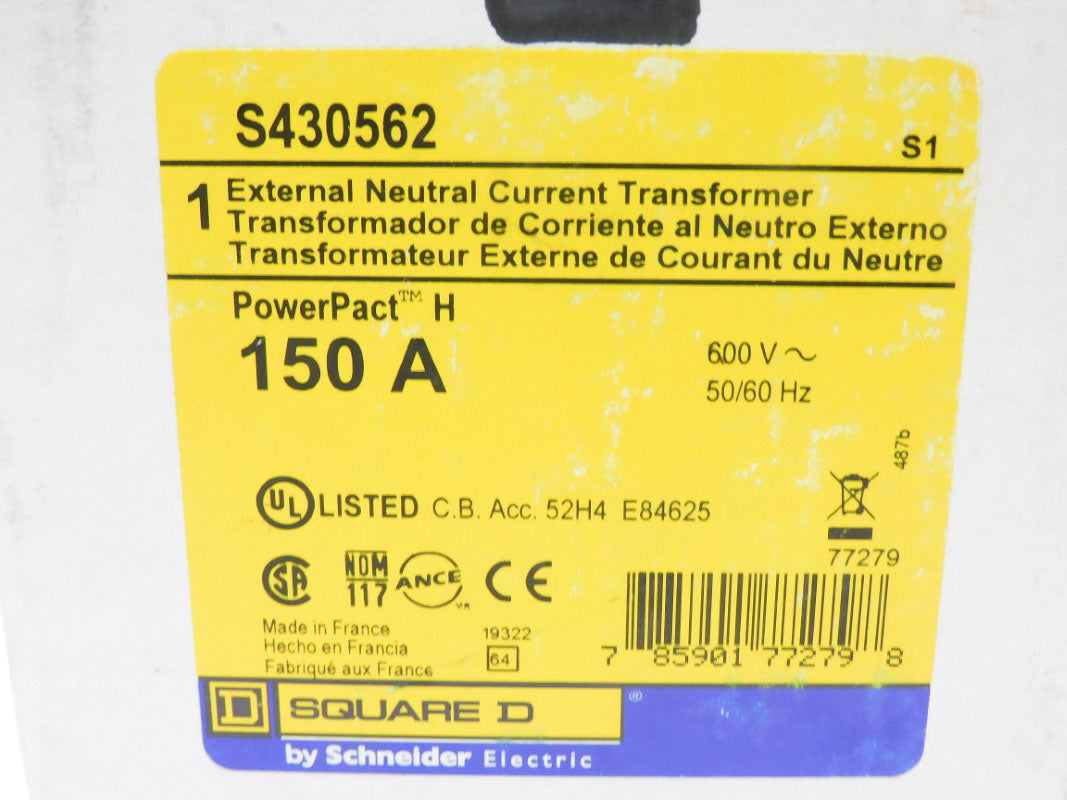 SQUARE D S430562 600V 150A NSMP
