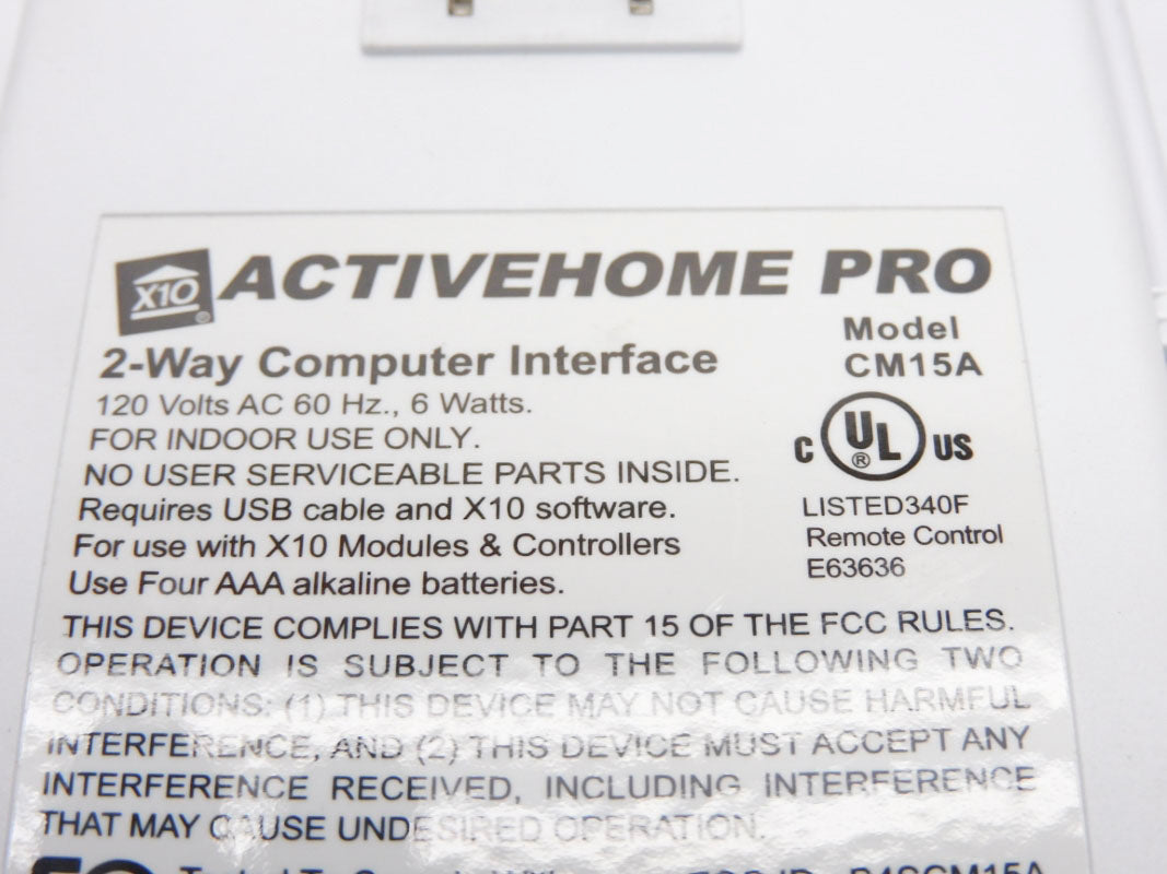 ACTIVEHOME PRO CM15A 120V UNMP