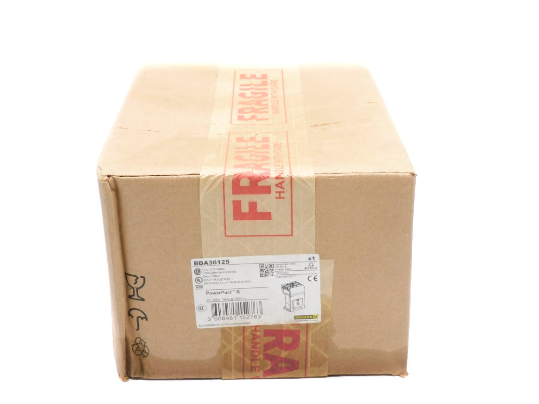 SQUARE D BDA36125 480V 125A NSFS