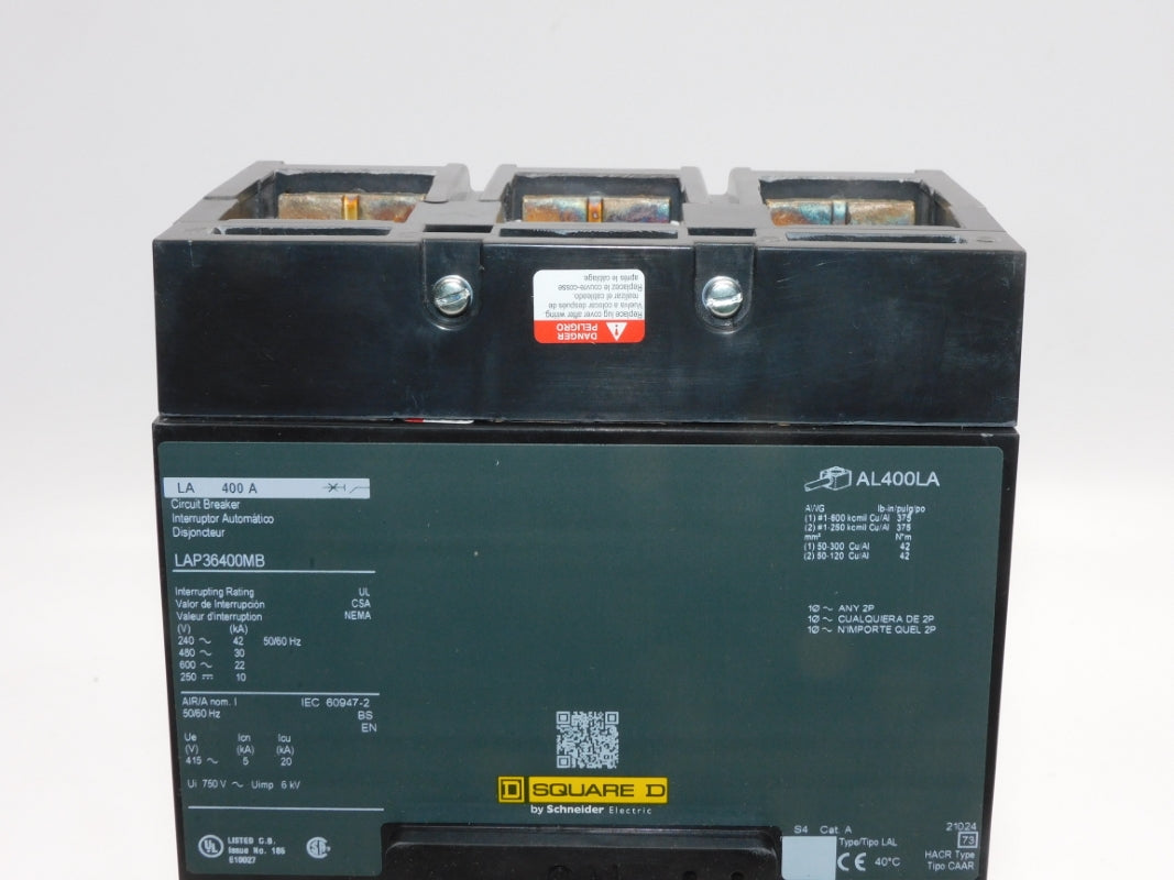 SQUARE D LAP36400MB 600V 400A (AS PICTURED) NSNP