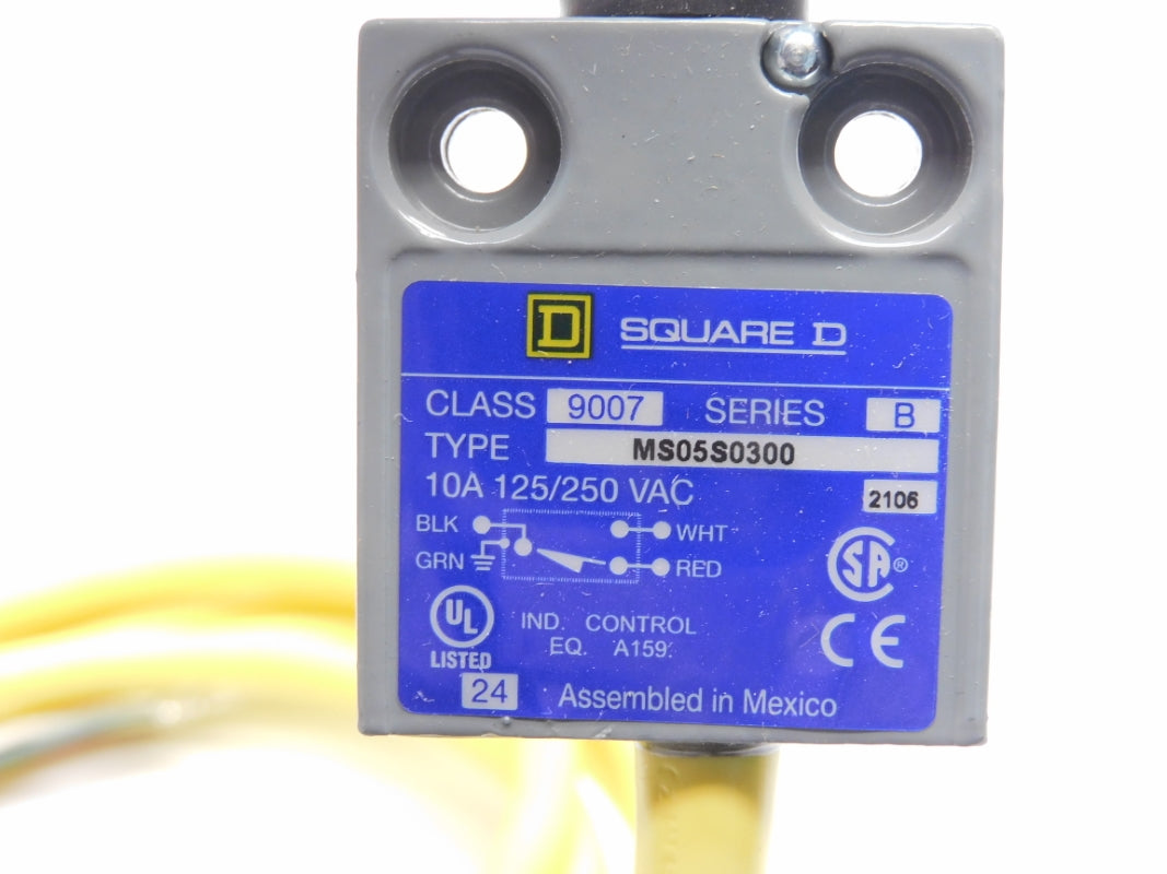 SQUARE D 9007MS05S0300 SER. B 250VAC 10A NSMP