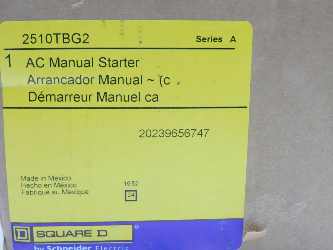 SQUARE D 2510TBG2 SER. A 575V NSMP