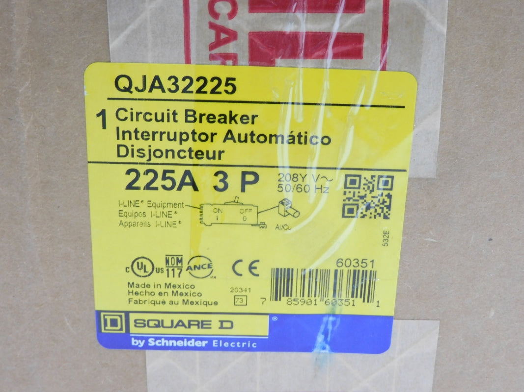 SQUARE D QJA32225 208V 225A NSMP