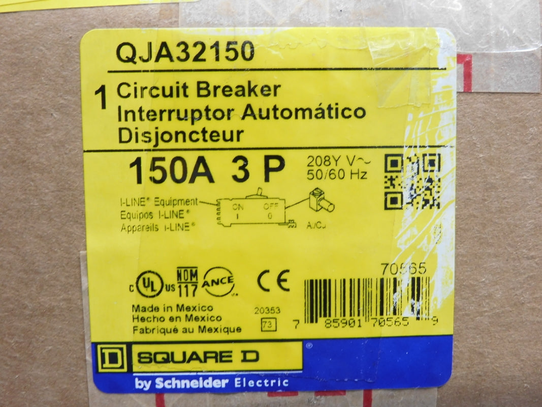 SQUARE D QJA32150 208V 150A NSMP