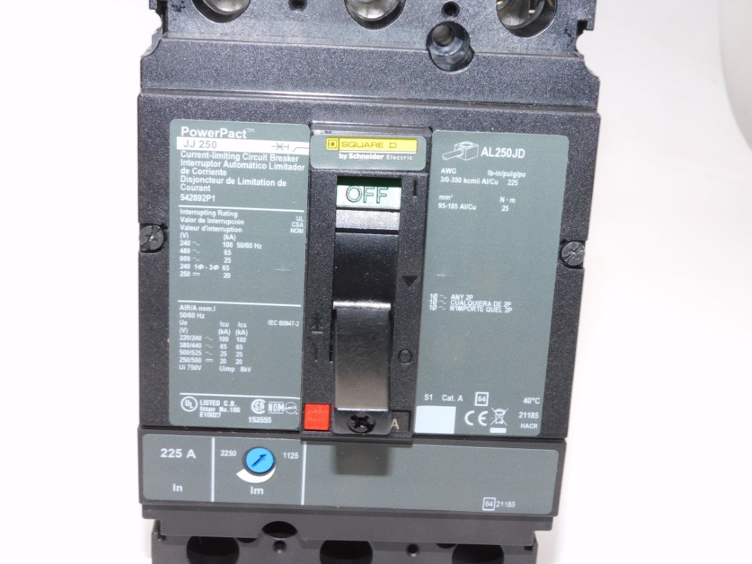 SQUARE D 542892P1 600V 225A NSMP