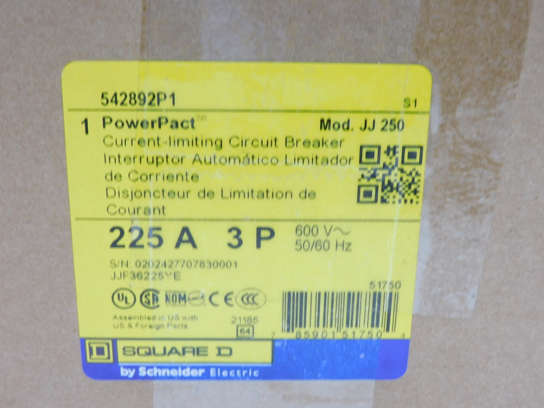 SQUARE D 542892P1 600V 225A NSMP