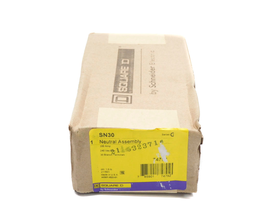 SQUARE D SN30 SER. G 240VAC 200A NSFS