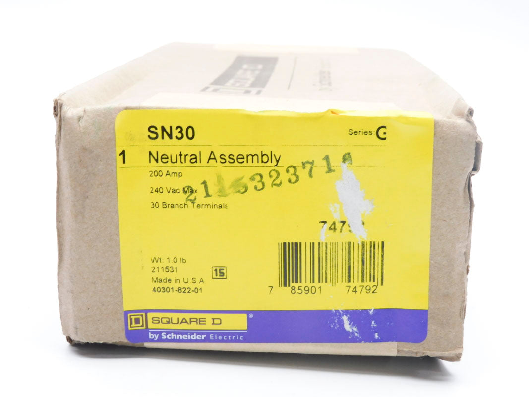 SQUARE D SN30 SER. G 240VAC 200A NSFS