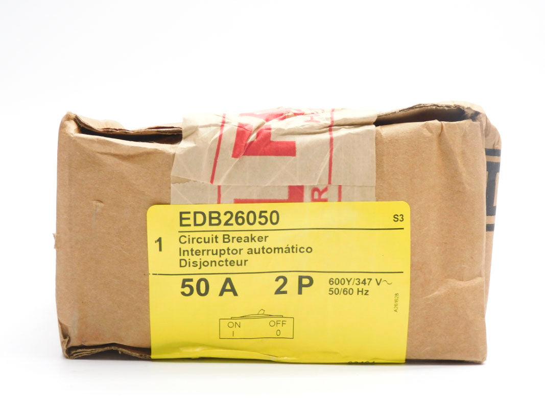 SQUARE D EDB26050 600V 50A NSFS