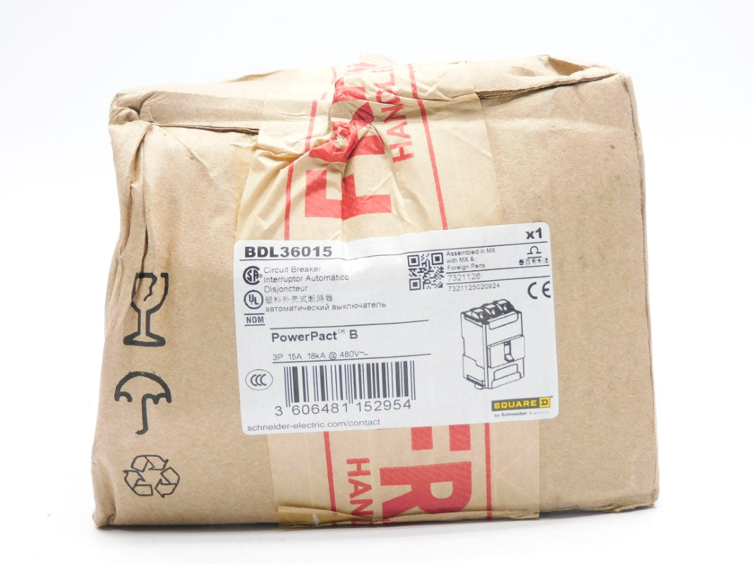SQUARE D BDL36015 480V 15A NSFS